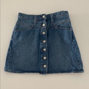 Madewell Blue Denim Skirt